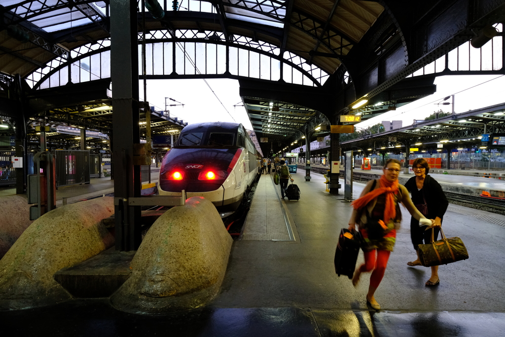 TGV　発車迫る