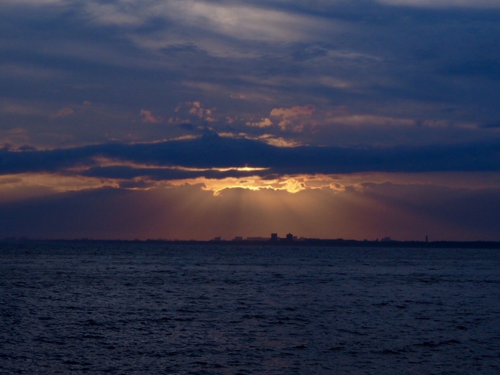 夕焼けのカーテン