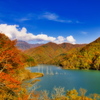 徳山湖の秋
