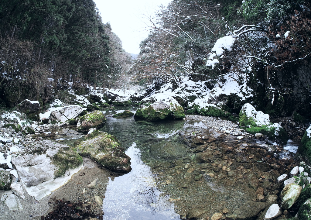 円原川冬景色 1