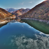 徳山湖の紅葉④