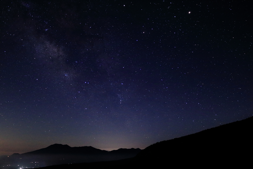 星空天の川！！