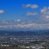 残雪の北アルプス