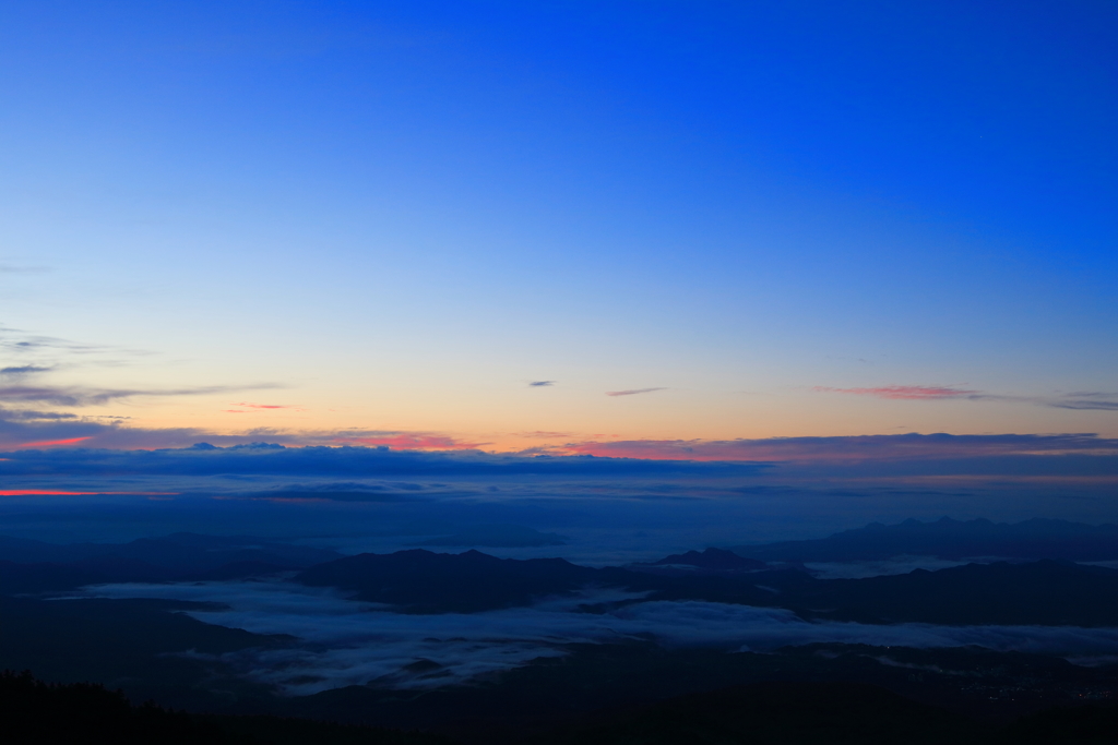 日本国道最高地点の夜明け