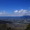 北アルプスと善光寺平を流れる二つの川