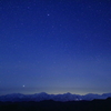 夜の北アルプス