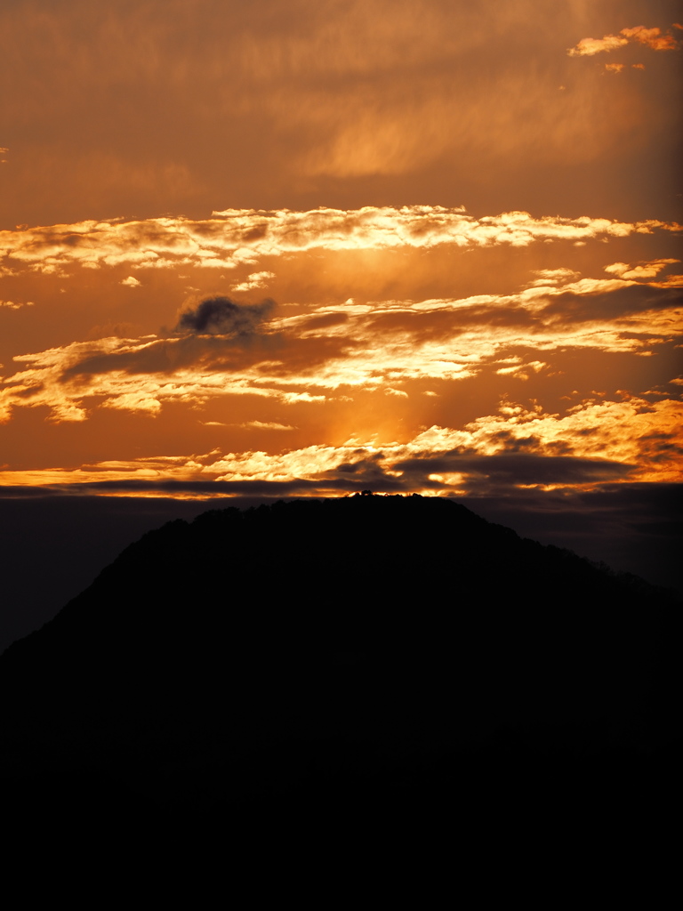 宇和島の夕暮れ