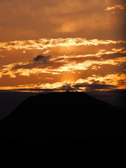 宇和島の夕暮れ