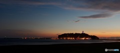 夕暮れ 江ノ島