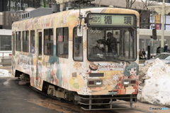 雪ミク電車2024①