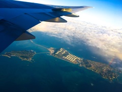 沖縄上空
