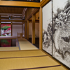 禅寺の床もみじ２