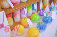 colorful candles