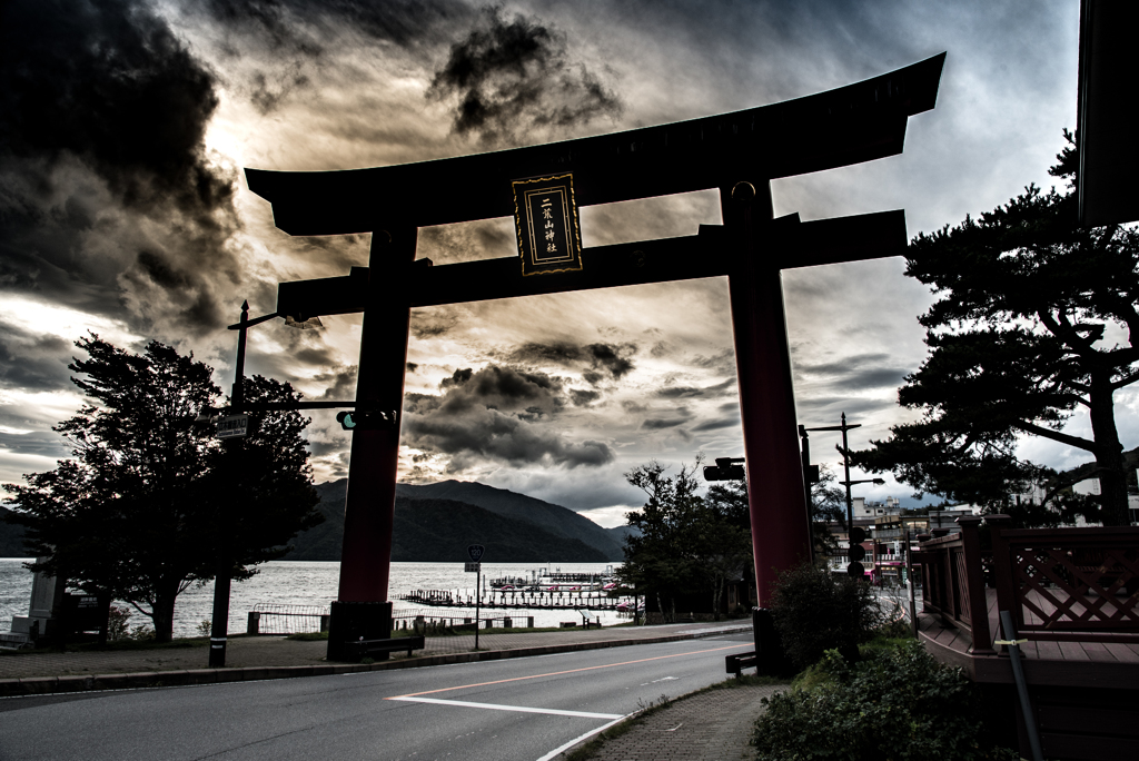中禅寺湖大鳥居