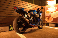 バイクとケーキ屋さん