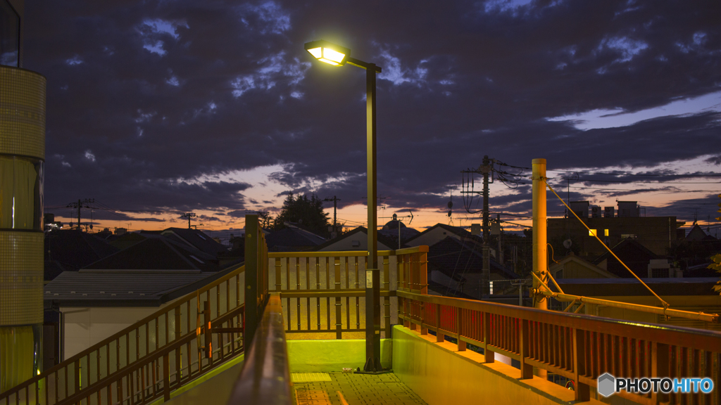 帰路の夕景20171007