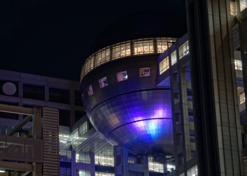 テレビ局の夜
