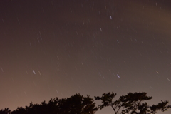 茨城県大洗町　大洗海岸　星空