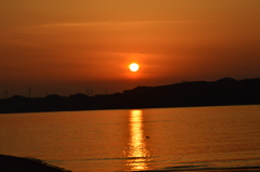 夕日