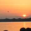 夕日