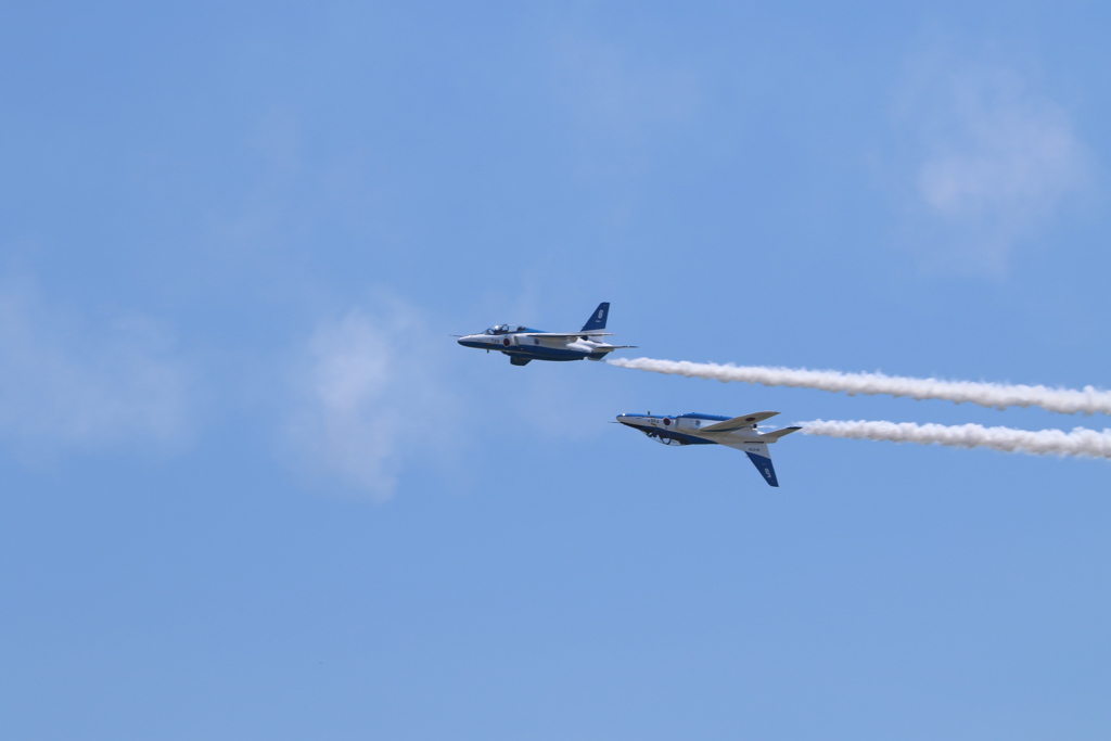 美保基地航空祭　5番機６番機接近中