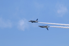 美保基地航空祭　5番機６番機接近中