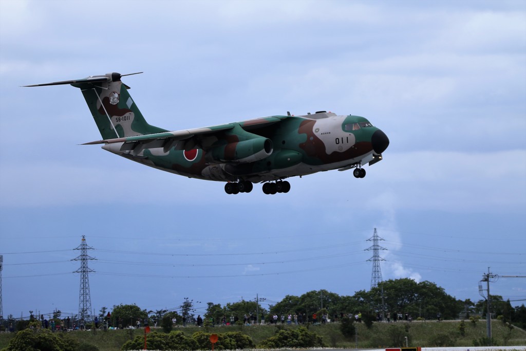 美保基地航空祭　前日予行演習　C-1