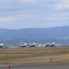 美保基地航空祭　前日予行演習　ブルーインパルス