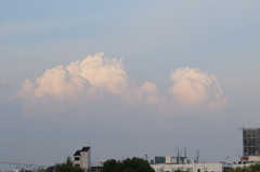 千里川土手東の空