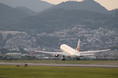 スカイパーク南駐車場より