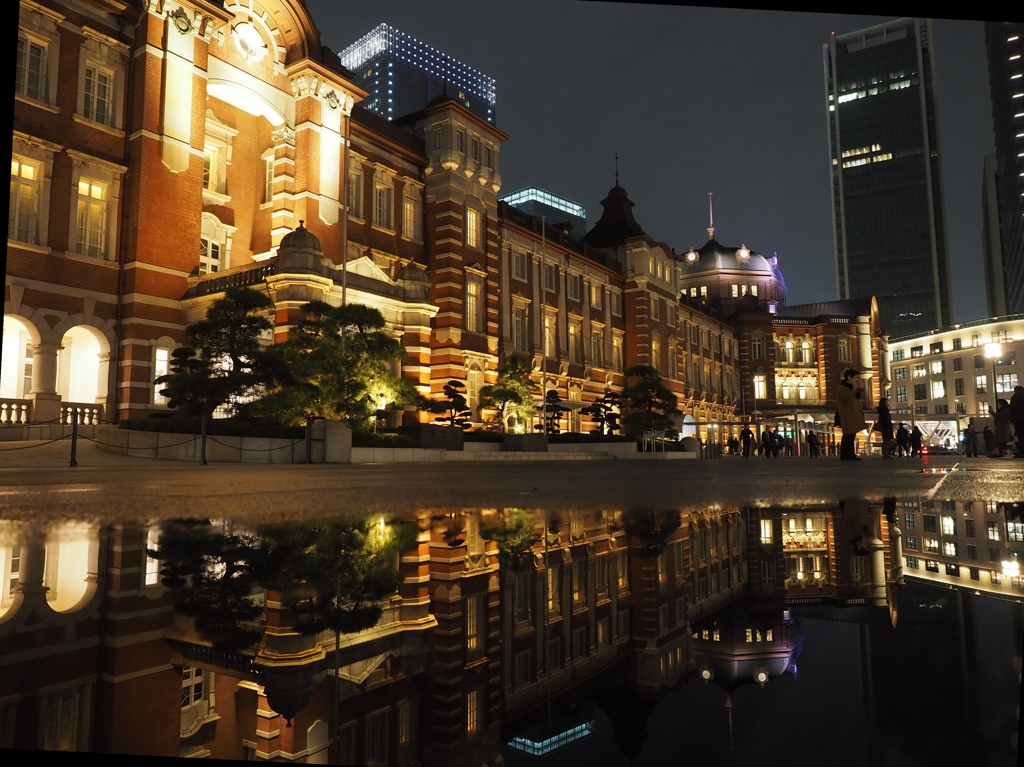 雨上がりの東京駅3