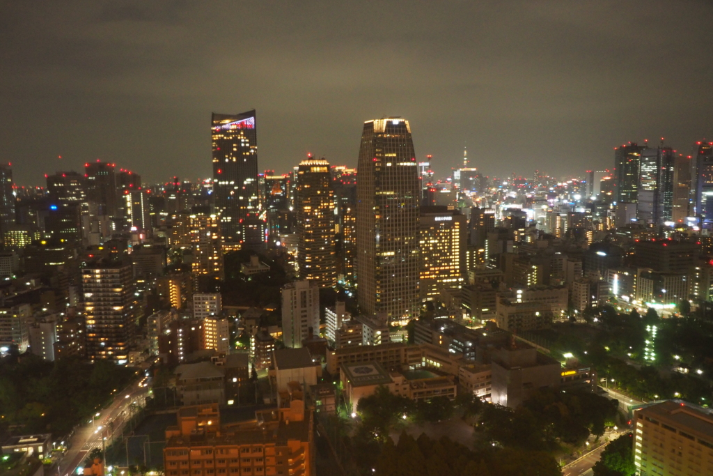 東京タワーからの夜景