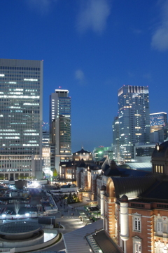 東京駅夜景3