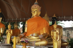 ワット・プーカオ・トーンの仏像