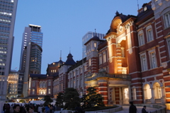 東京駅夜景1