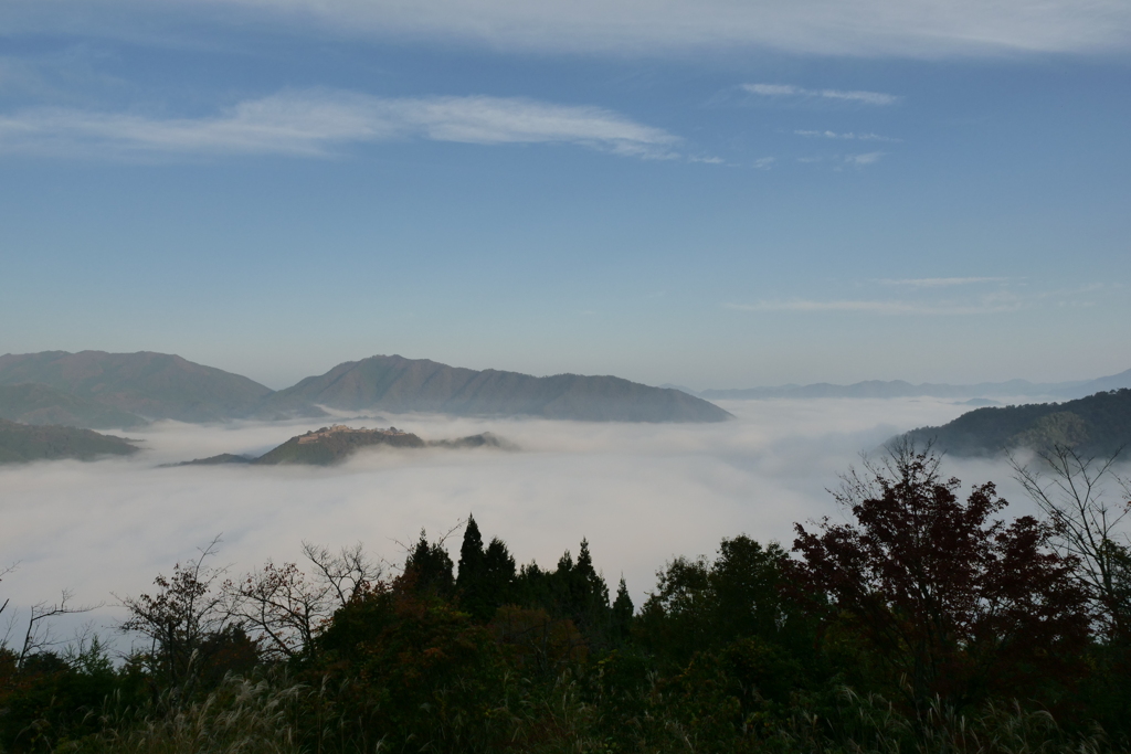 雲海の竹田城跡６