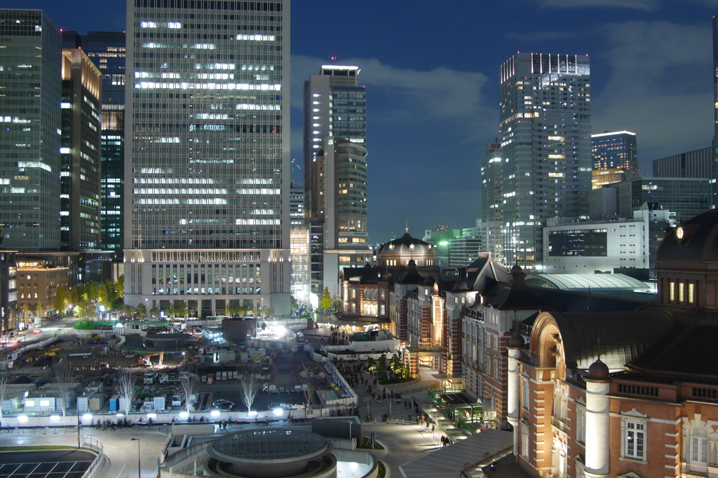 東京駅夜景4