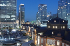 東京駅夜景2