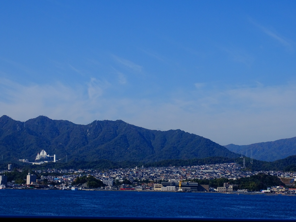 広島廿日市市～フェリーより