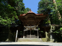 小野、矢彦神社～本殿前