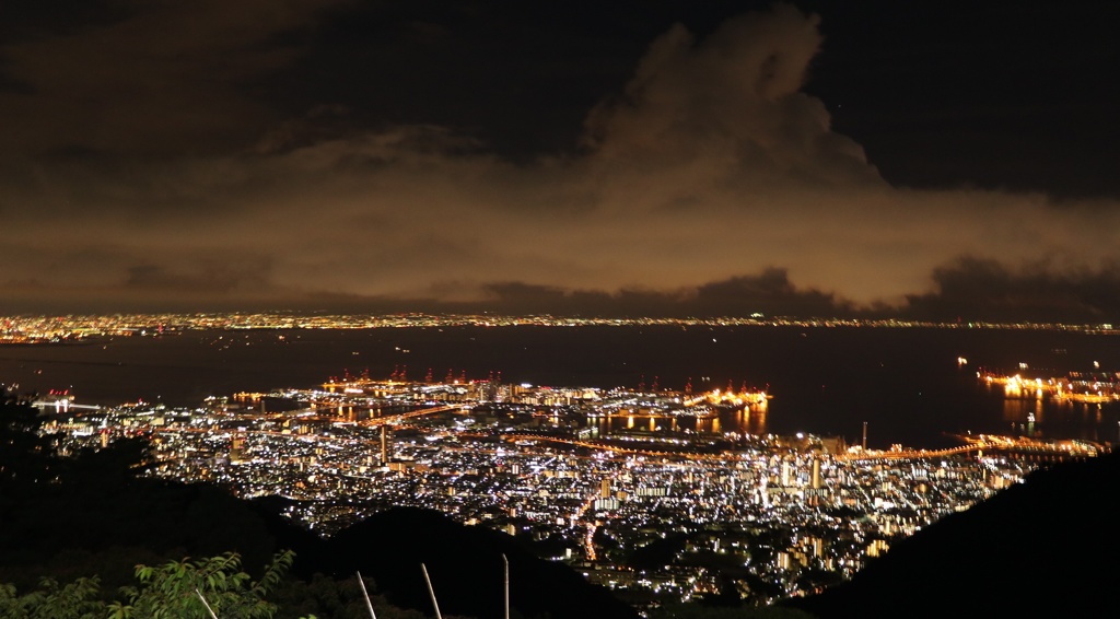 摩耶山からの神戸夜景