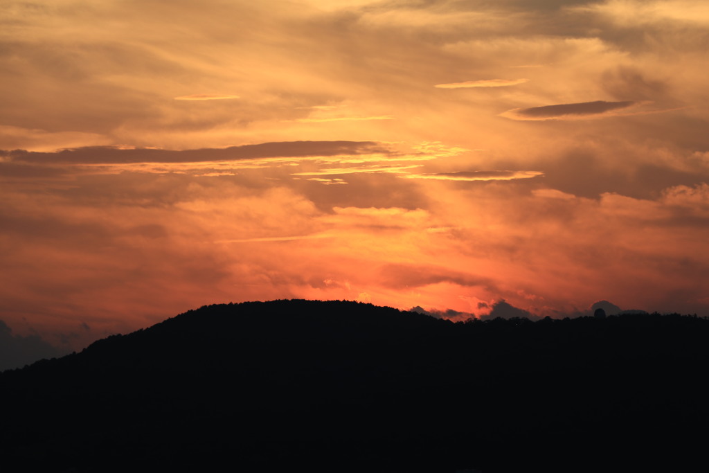 京都　東山の夕焼け(2)