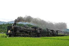 重連運転のSLやまぐち号＠山口線