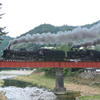 重連運転のSLやまぐち号＠津和野駅付近