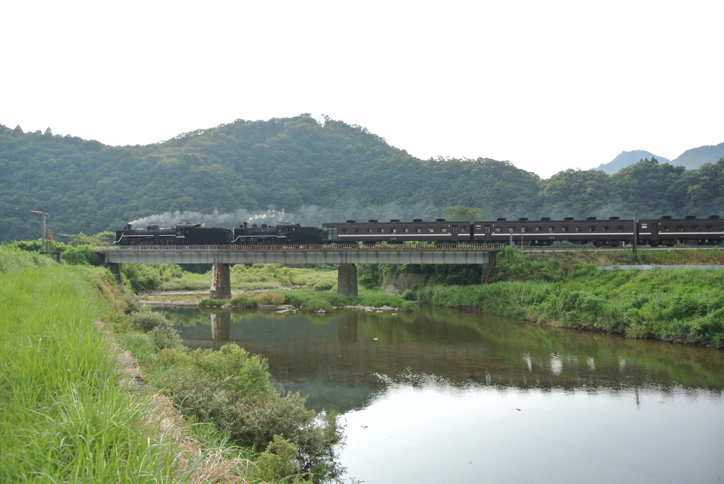 SLやまぐち号・渡川駅〜長門峡駅