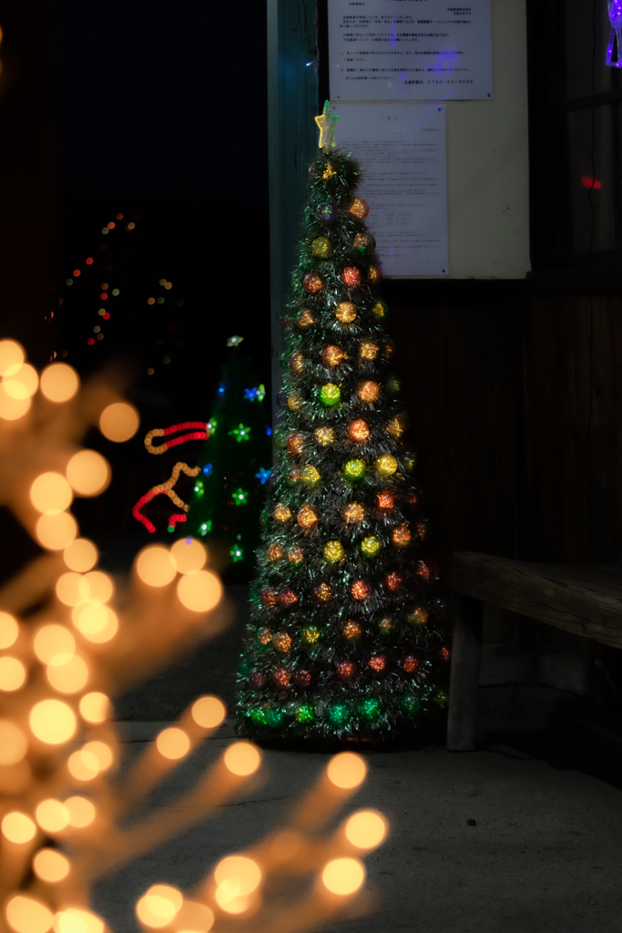 クリスマス駅舎