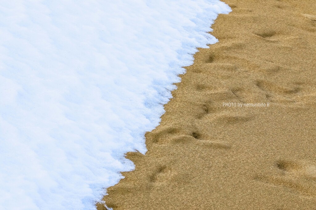 雪と砂