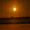 つり橋の夕景