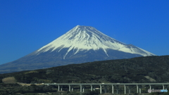 新幹線から富士山