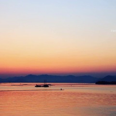宮島・朝焼け